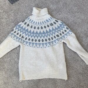 Oversized Turtleneck Sweater